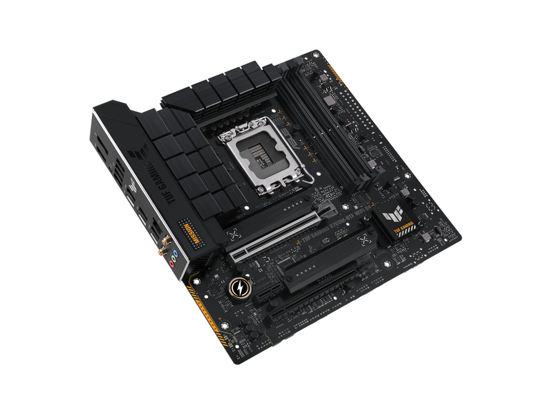 ASUS TUF GAMING B760M-BTF WIFI Mainboard - Intel B760 - Intel LGA1700 - DDR4 RAM - Micro-ATX (BTF Standard)