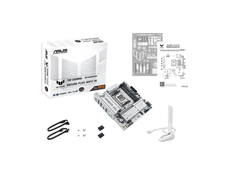 ASUS TUF GAMING B850M-PLUS WIFI7 W Mainboard - AMD B850 - AMD AM5 - DDR5 RAM - Micro-ATX