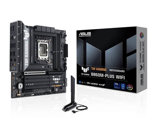 ASUS TUF GAMING B860M-PLUS WIFI Mainboard - Intel B860 - Intel LGA1851 - DDR5 RAM - Micro-ATX