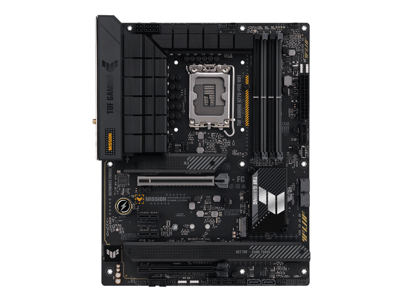 ASUS TUF GAMING H770-PRO WIFI Mainboard - Intel H770 - Intel LGA1700 - DDR5 RAM - ATX