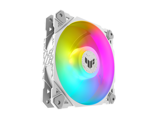 ASUS TUF GAMING TF120 White ARGB - Gehäuselüfter - 120mm - Weiß mit RGB LED - 29 dBA