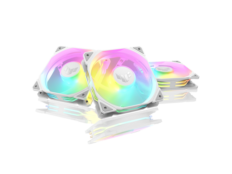 ASUS TUF GAMING TR120 3-pack - Gehäuselüfter - 120mm - Weiß - 29 dBA