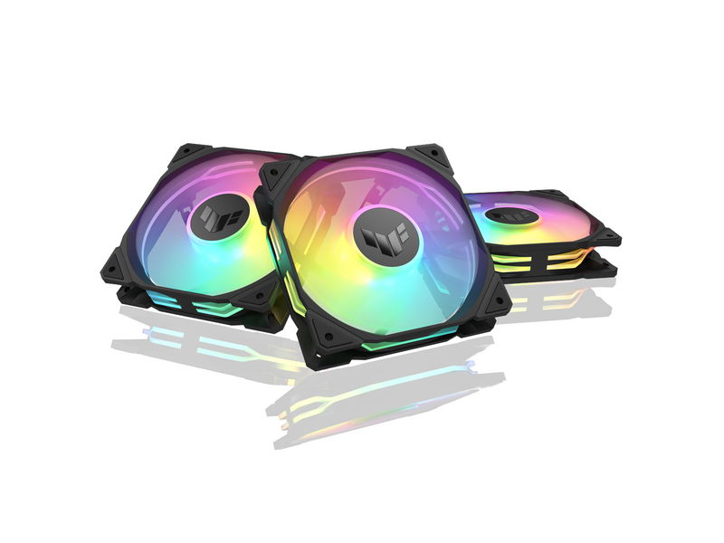 ASUS TUF GAMING TR120 REVERSE 3-pack - Gehäuselüfter - 120mm - Schwarz - 29 dBA