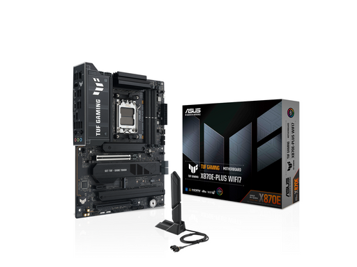 ASUS TUF GAMING X870E-PLUS WIFI7 Mainboard - AMD X870E - AMD AM5 - DDR5 RAM - ATX