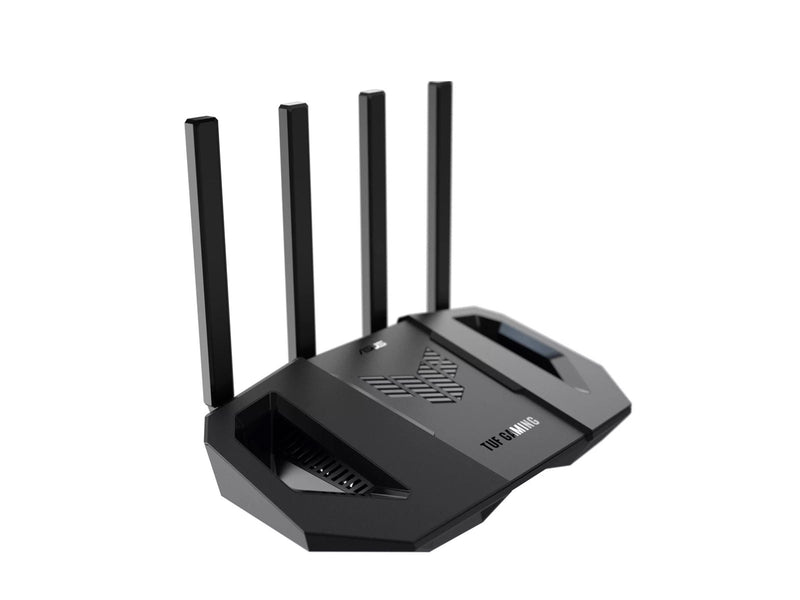 ASUS TUF Gaming BE3600 -Wi-Fi 7 - 4-Antenna - 4-Port switch - Wireless router 802.11a/b/g/n/ac/ax/be (Wi-Fi 7) - Wireless router 802.11a/b/g/n/ac/ax/be (Wi-Fi 7)