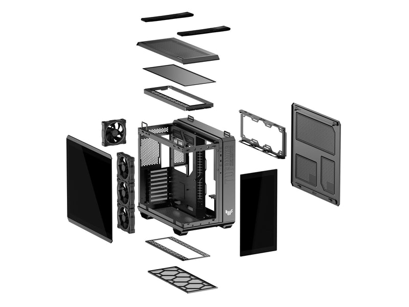 ASUS TUF Gaming GT502 Horizon Black - Gehäuse - Tower - Schwarz