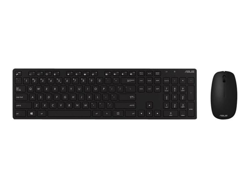 ASUS W5000 - Tastatur & Maus Set - Full-Size - Deutsch - Schwarz