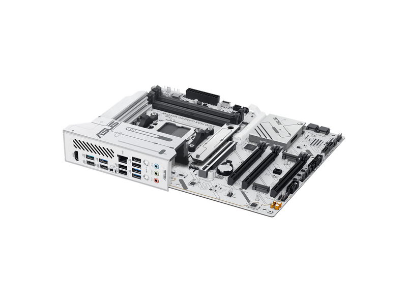 ASUS X870 MAX GAMING WIFI7 WHITE Mainboard - AMD X870 - AMD AM5 - DDR5 RAM - ATX
