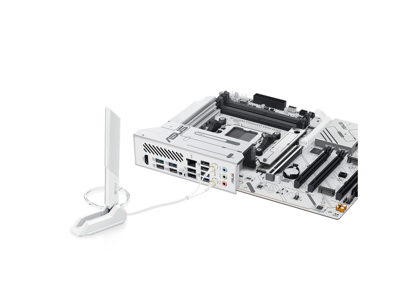 ASUS X870 MAX GAMING WIFI7 WHITE Mainboard - AMD X870 - AMD AM5 - DDR5 RAM - ATX