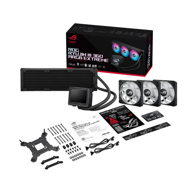 ASUS ROG Ryujin III 360 ARGB Extreme Black All-in-One Flüssig-CPU-Wasserkühlung