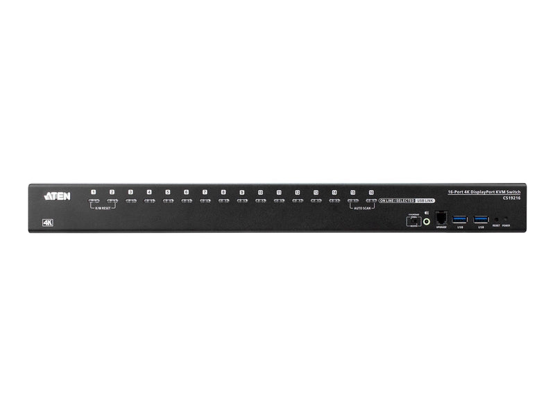 ATEN 16-Port USB True 4K DisplayPort KVM Switch wi