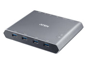 ATEN 2-Port 4K DisplayPort USB-C KVM Switch with Power Pass-through | Duo Flex (8K USB 3.2 / 4.0 Thunderbolt 4 Compatible)