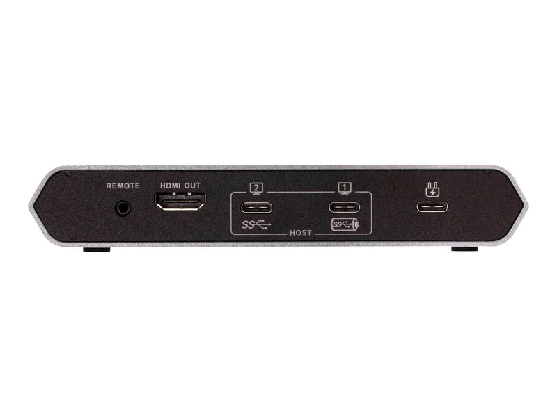ATEN 2-Port USB-C Gen 1 Dock Switch USB-Hubs - 2 - Schwarz