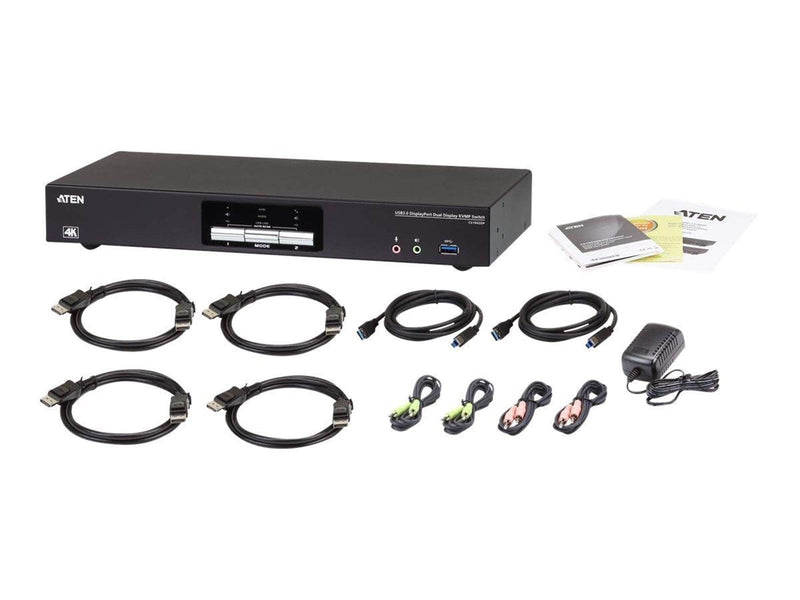 ATEN 2P USB3.0 DisplayPORT Dual View KVMP SW