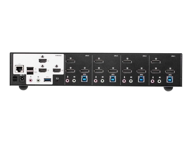 ATEN 4P USB3.0 4K DP TRIPLE VIEW KVMP SW