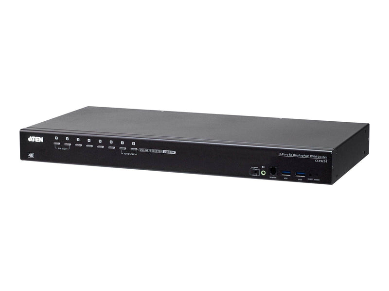 ATEN 8-Port USB True 4K DisplayPort KVM Switch wit