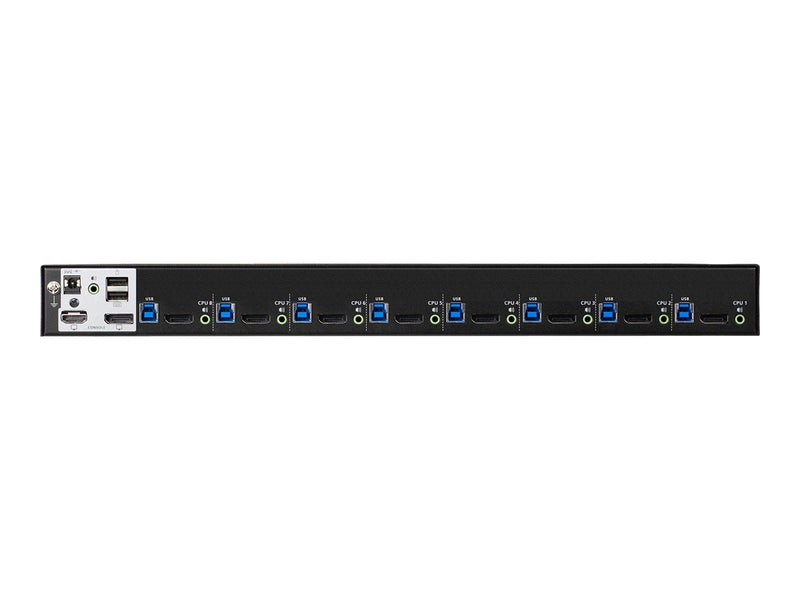ATEN 8-Port USB True 4K DisplayPort KVM Switch wit