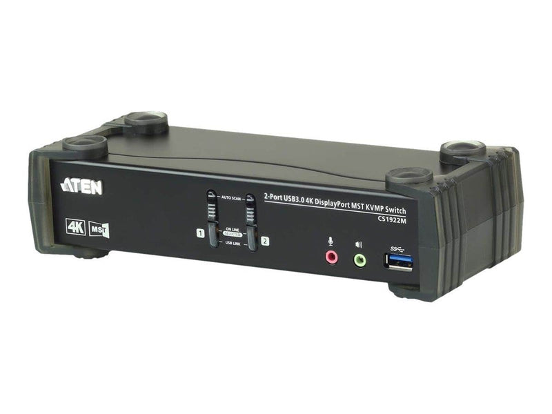 ATEN KVM Desktop Switch 2-Port USB 3.0 4K DisplayPort M