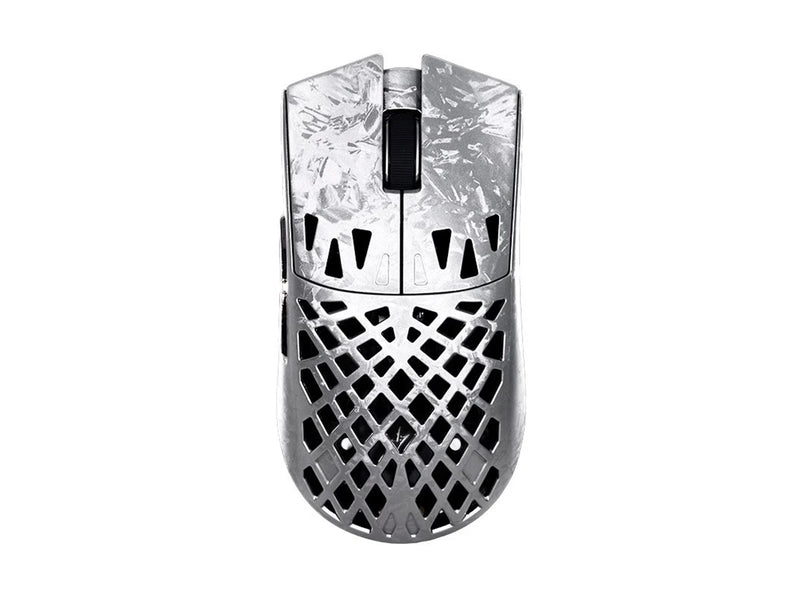 ATK Blazing Sky GHOST Ultimate Hollow Carbon Fiber Wireless Gaming Mouse - Gaming Maus (Silber)