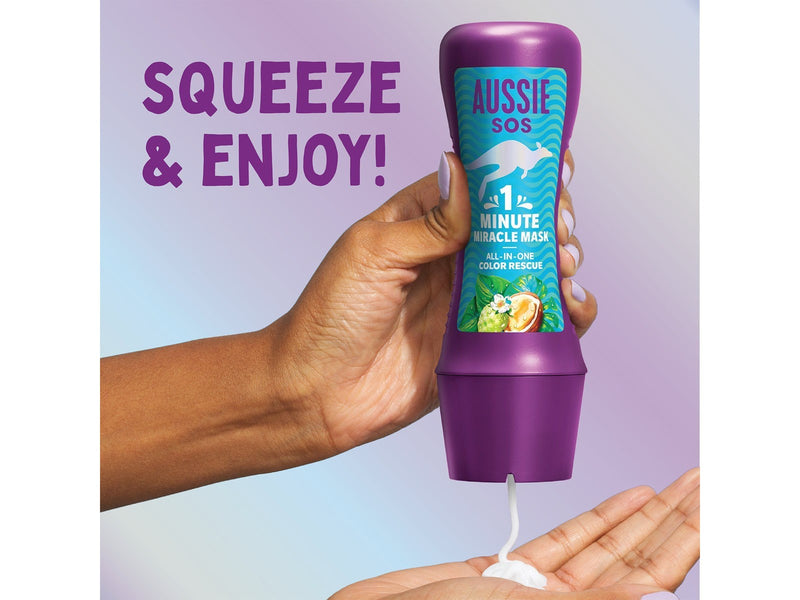 AUSSIE 1 Minute Miracle Colour Maske - 250ml
