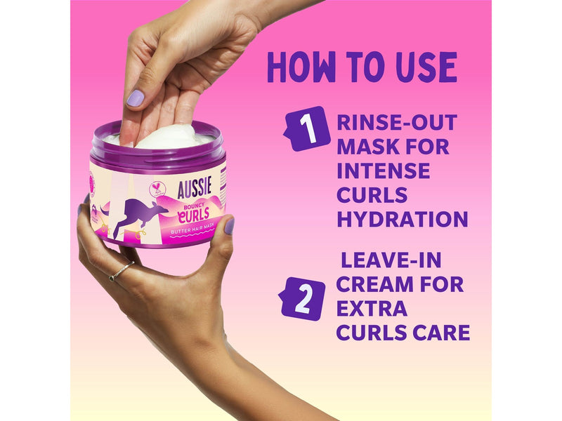 AUSSIE Bouncy Curls Butter Hair Mask - 500ml