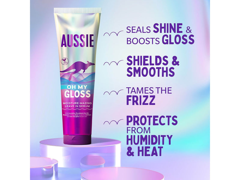 AUSSIE Oh My Gloss Moisture-Mazing Leave-In Serum - 160ml