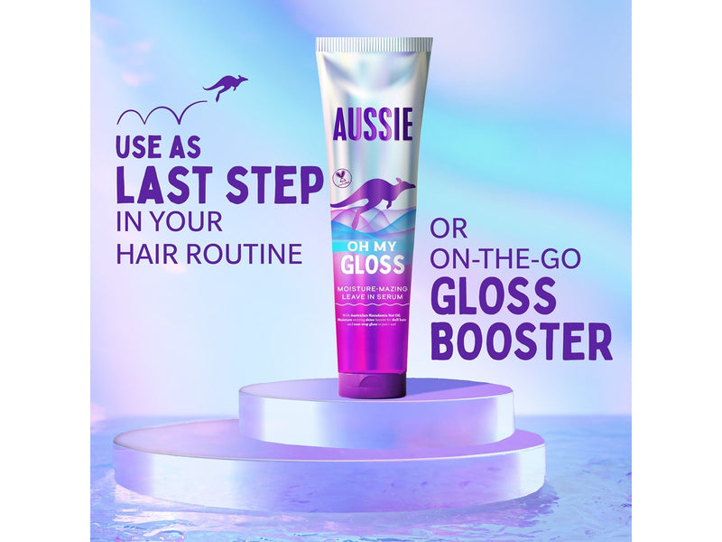 AUSSIE Oh My Gloss Moisture-Mazing Leave-In Serum - 160ml