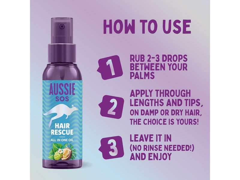 AUSSIE SOS Hair Rescue Oil 100ML