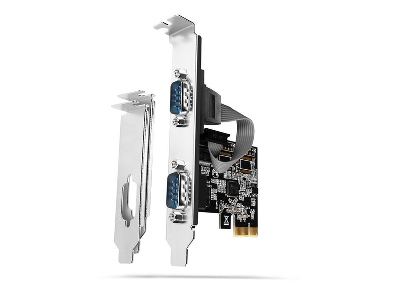 AXAGON 2 Serielle Ports DB9 PCI-Express Karte