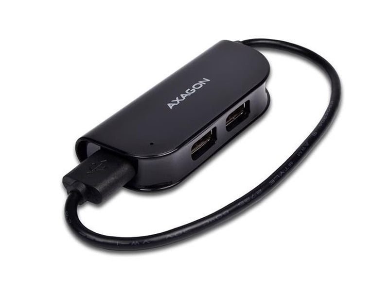 AXAGON 2.0 USB-A Hub USB-Hubs - USB 2.0 - 4 - Schwarz