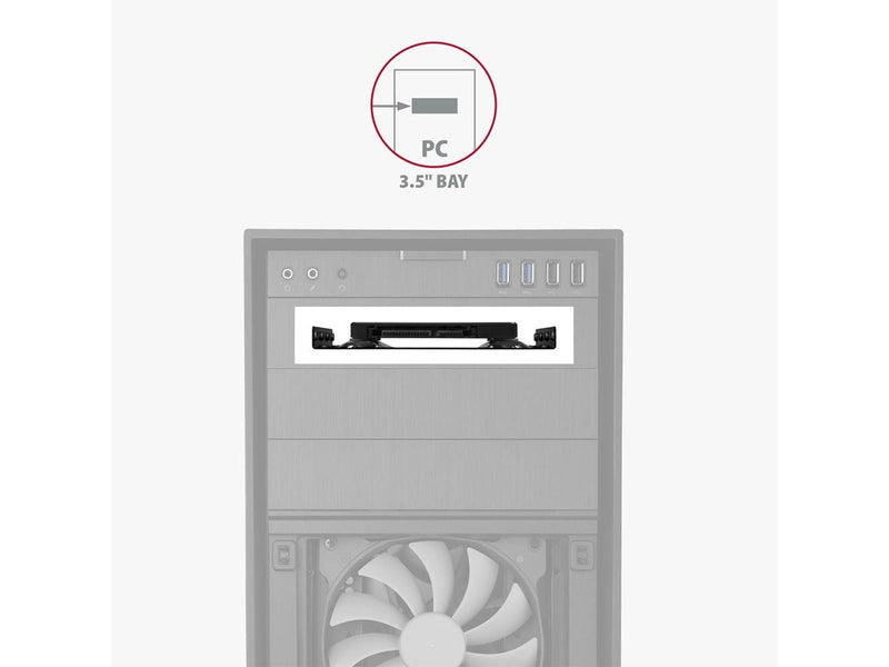 AXAGON 2.5" SSD / HDD-Halterung für 3.5"-Schacht