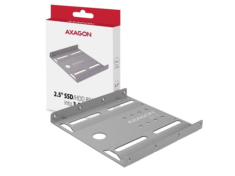 AXAGON 2.5" SSD / HDD-Halterung für 3.5"-Schacht - Silber