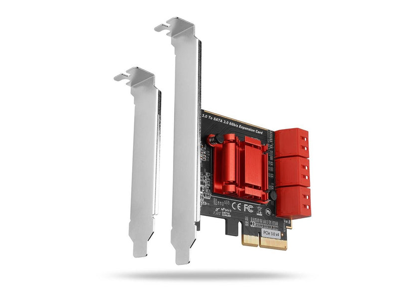 AXAGON 6 × interner SATA 6G-Port-PCIe-Controller