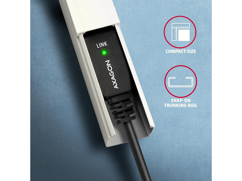 AXAGON ADR-220B USB 2.0 A-M -> B-M aktives Anschluss-/Repeaterkabel 20m - Kabel - Digital/Daten USB-Kabel