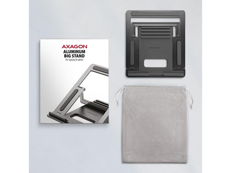 AXAGON Aluminium Big Stand für Laptop und Tablet