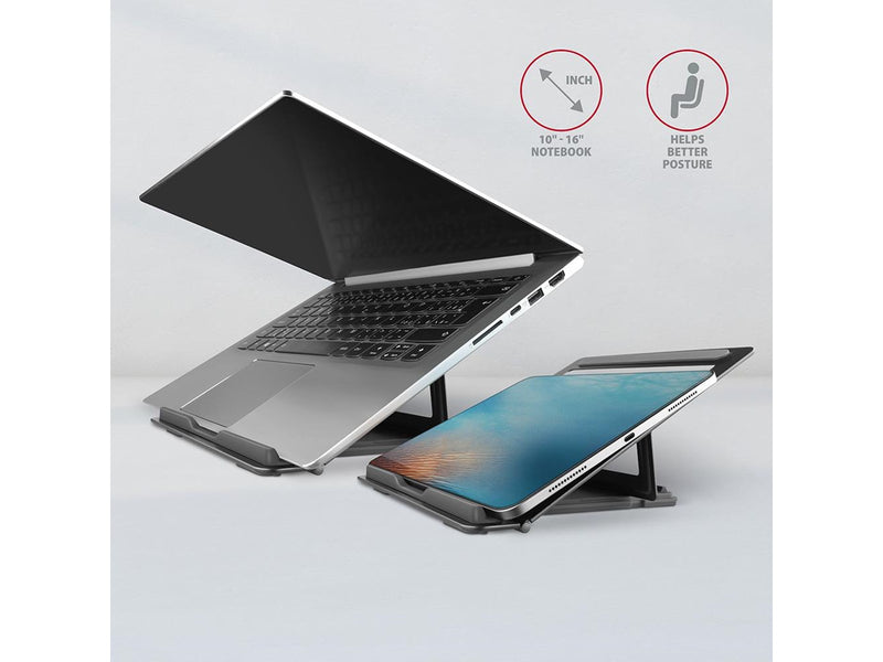AXAGON Aluminium Big Stand für Laptop und Tablet