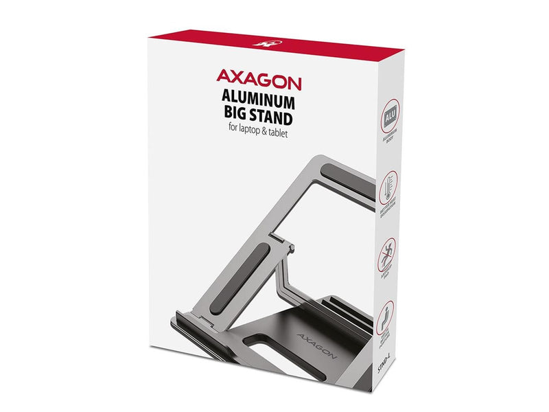 AXAGON Aluminium Big Stand für Laptop und Tablet