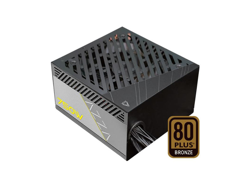 AZZA PSAZ - power supply - 750 Watt Netzteile - 750 Watt - 120 mm - ATX 2.0 - 80 Plus Bronze zertifiziert