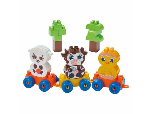 Abrick Ecoiffier  Farm Animals Block Train - 250 pieces.