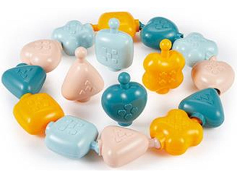 Abrick Motor skills beads Construction play set 16 pieces.