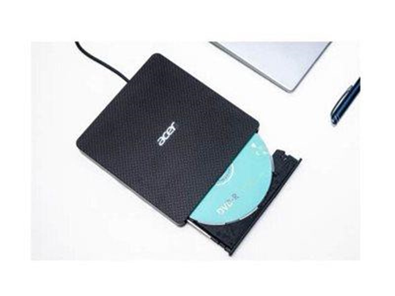 Acer DVD DVD+RW drive - USB - plug-in module - DVD-RW (Brenner) - USB - Schwarz