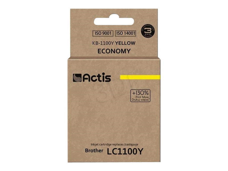 Actis KB-1100Y - yellow - ink cartridge (alternative for: Brother LC1100Y Brother LC980Y)
