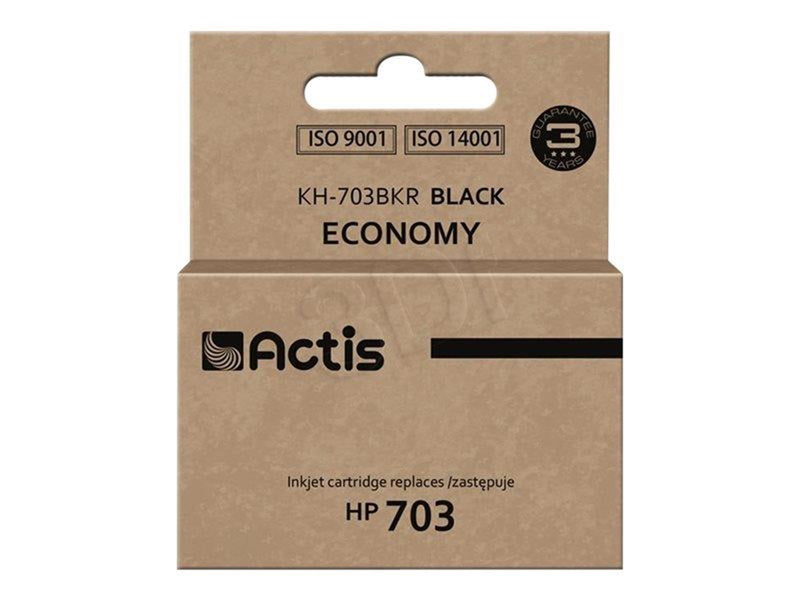 Actis KH-703BKR - black - compatible - ink cartridge (alternative for: HP 703 HP CD887AE)