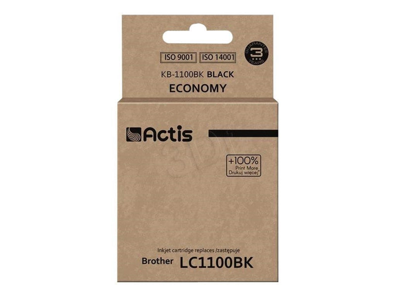 Actis standard KB-1100BK - ink cartridge (alternative for: Brother LC1100BK Brother LC980BK)