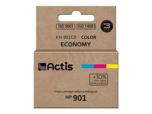 Actis standard KH-901CR - colour (cyan magenta yellow) - compatible - remanufactured - ink cartridge (alternative for: HP 901 HP CC656AE)