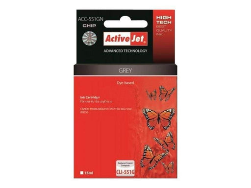 ActiveJet Premium ACC-551GN - grey - compatible - ink cartridge (alternative for: Canon CLI-551GY XL)