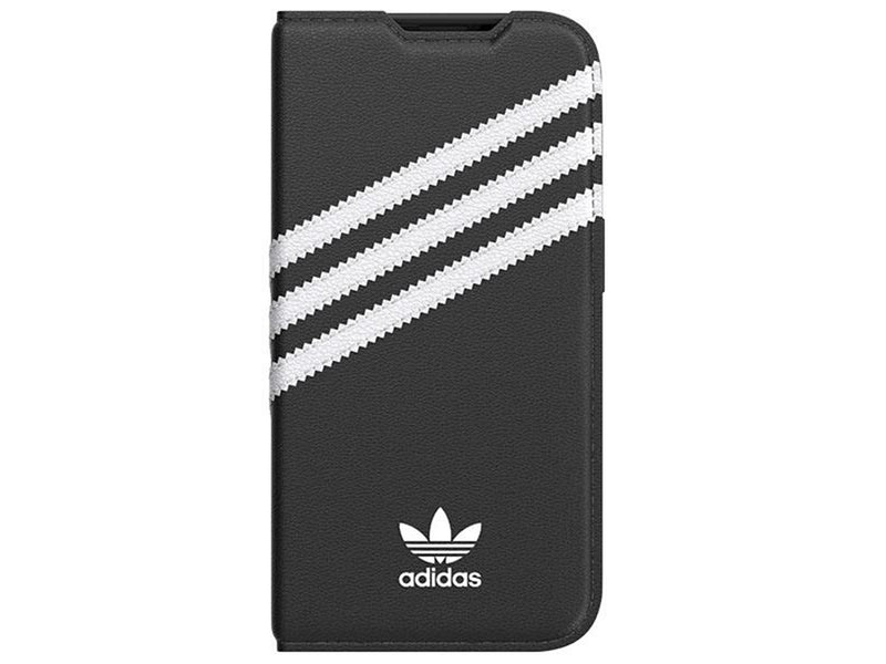 Adidas OR Booklet Case PU for iPhone 14 Pro - Black and White