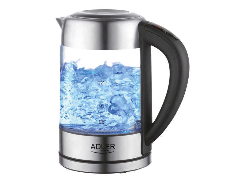 Adler Wasserkocher AD 1247 (2200W) 1.7l - 2200 W - Transparent - 2200 W
