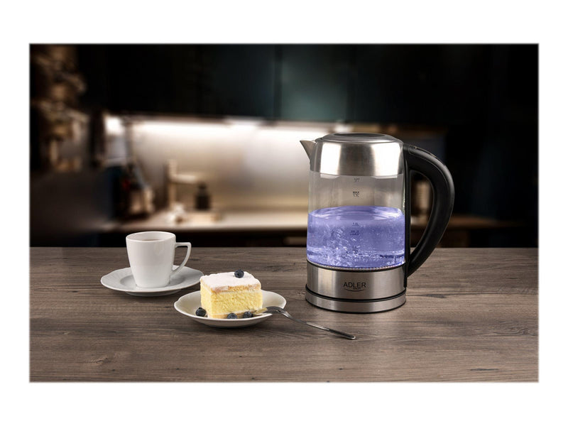Adler Wasserkocher AD 1247 (2200W) 1.7l - 2200 W - Transparent - 2200 W