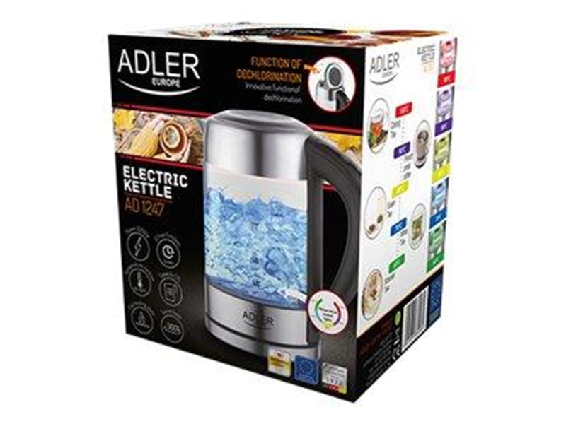 Adler Wasserkocher AD 1247 (2200W) 1.7l - 2200 W - Transparent - 2200 W